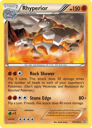 Rhyperior 076/160 - Rare