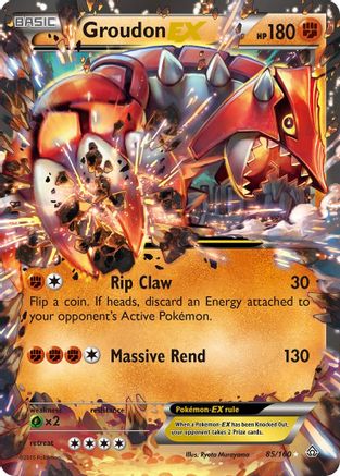 Groudon EX 085/160/160 - Ultra Rare - Holofoil