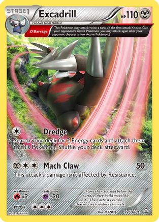 Excadrill (Omega) 097/160/160 - Holo Rare - Holofoil