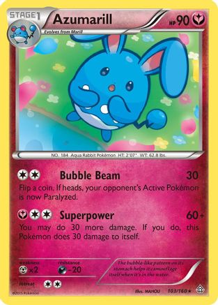Azumarill 103/160/160 - Rare