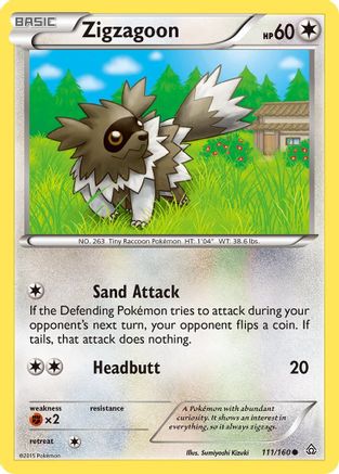 Zigzagoon 111/160/160 - Common