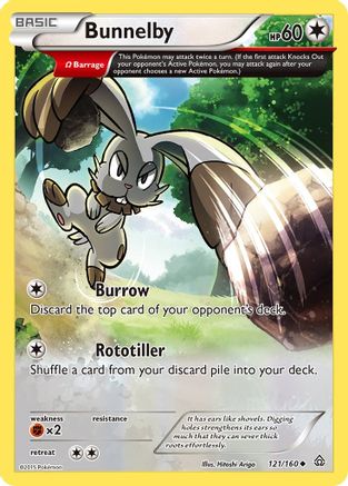 Bunnelby (Omega) 121/160/160 - Uncommon