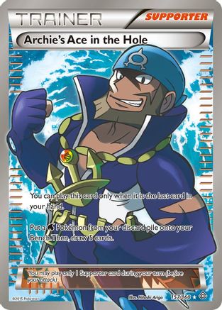 Archie's Ace in the Hole (157 Full Art) 157/160/160 - Ultra Rare - Holofoil