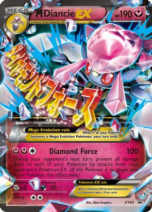 M Diancie EX XY44/211 - Promo - Holofoil