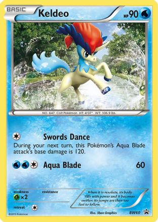 Keldeo BW60/101 - Promo