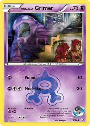 Team Aqua's Grimer 007/34/34 - Common
