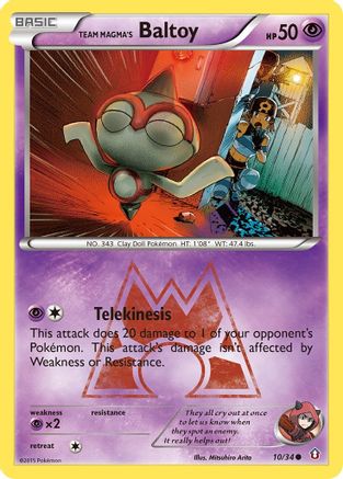 Team Magma's Baltoy 010/34/34 - Common