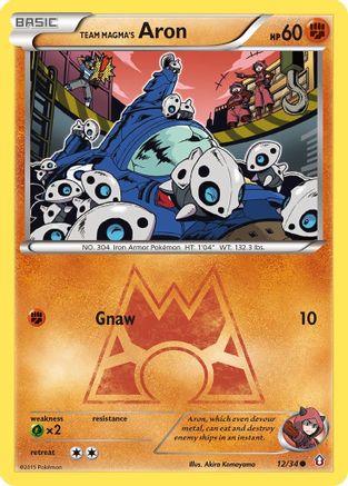 Team Magma's Aron 012/34/34 - Common