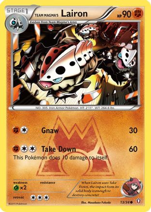 Team Magma's Lairon 013/34/34 - Common