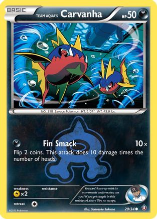 Team Aqua's Carvanha 020/34/34 - Common