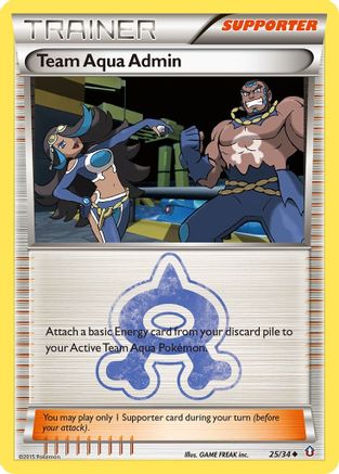 Team Aqua Admin 025/34/34 - Uncommon