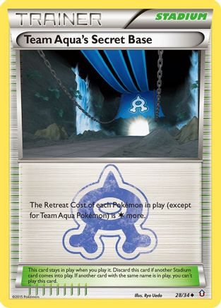 Team Aqua's Secret Base 028/34/34 - Uncommon