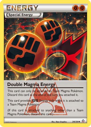 Double Magma Energy 034/34/34 - Uncommon
