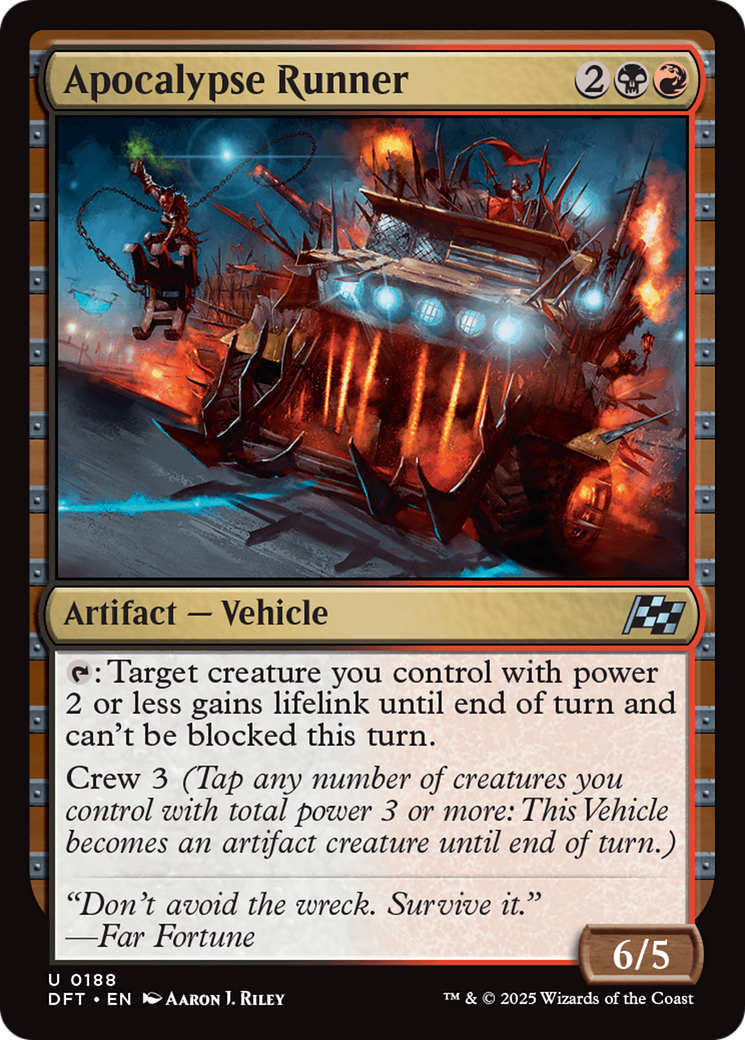 Apocalypse Runner (-188) - Aetherdrift Foil
