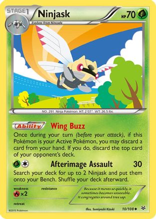 Ninjask 010/108/108 - Uncommon