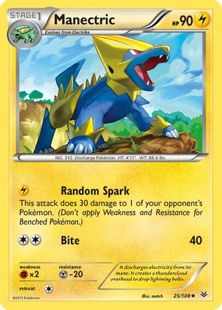 Manectric 025/108/108 - Uncommon