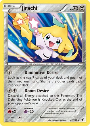 Jirachi 042/108/108 - Holo Rare - Holofoil