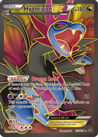 Hydreigon EX (103 Full Art) 103/108/108 - Ultra Rare - Holofoil
