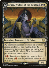 Ayara, Widow of the Realm // Ayara, Furnace Queen (Showcase Planar Booster Fun) [March of the Machine]