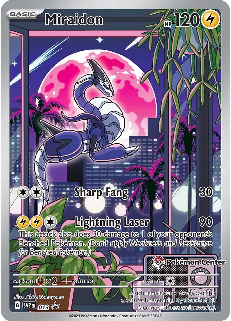 Miraidon (013) (Pokemon Center Exclusive) [Scarlet & Violet: Black Star Promos]