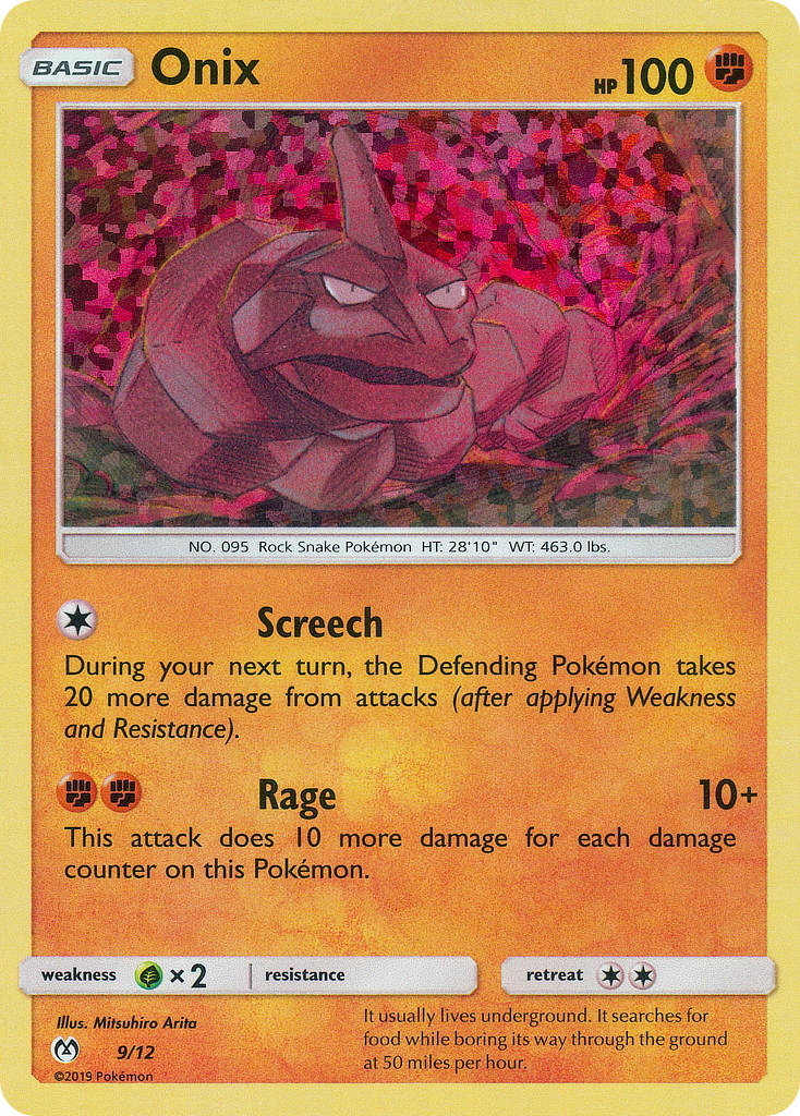 Onix 009/12/12 - Promo - Holofoil