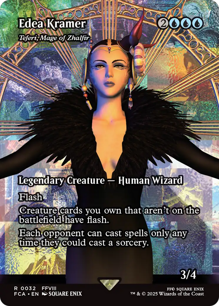 Edea Kramer - Teferi, Mage of Zhalfir (Showcase) (FCA-032) - FINAL FANTASY: Through the Ages