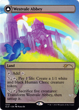 Westvale Abbey // Ormendahl, Profane Prince (Display Commander) (Borderless) [Secret Lair: From Cute to Brute]