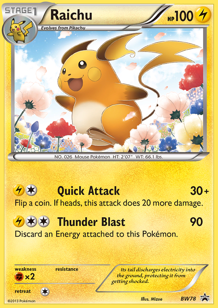 Raichu BW78/101 - Promo