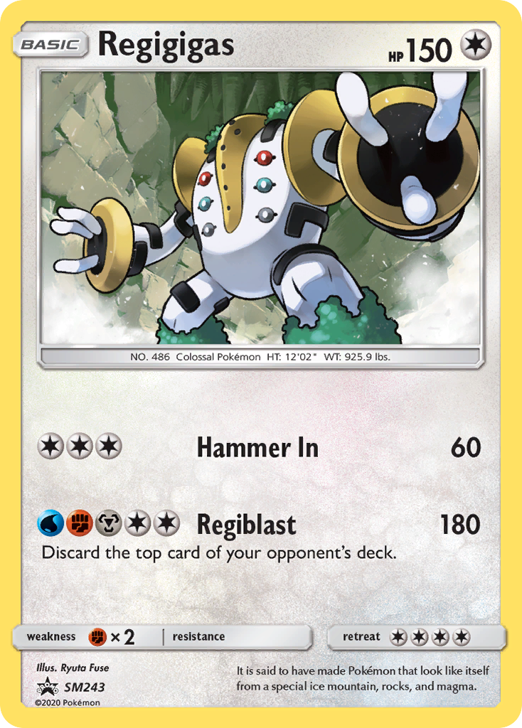 Regigigas SM243/248 - Promo - Holofoil