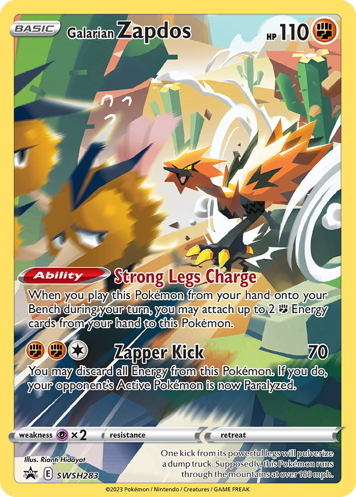 Galarian Zapdos SWSH283/307 - Promo - Holofoil