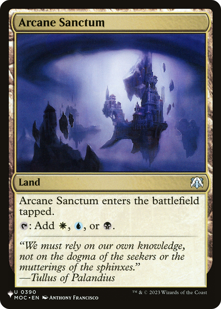 Arcane Sanctum (MOC) (LIST-390) - The List Reprints