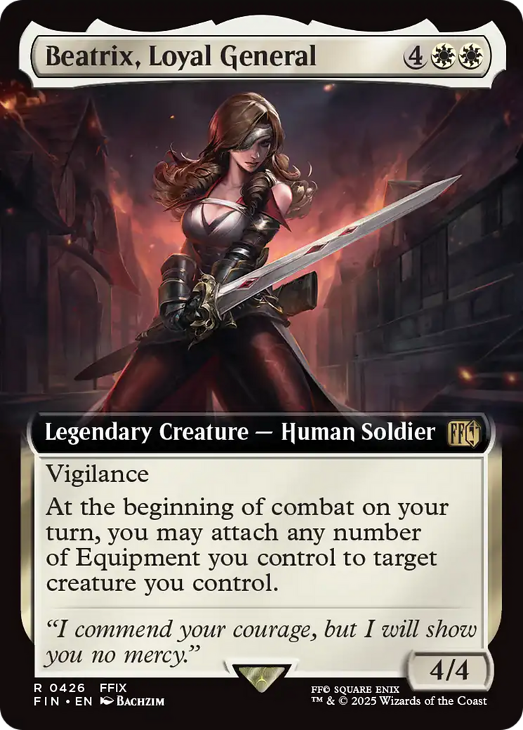 Beatrix, Loyal General (Extended Art) (FIN-426) - FINAL FANTASY