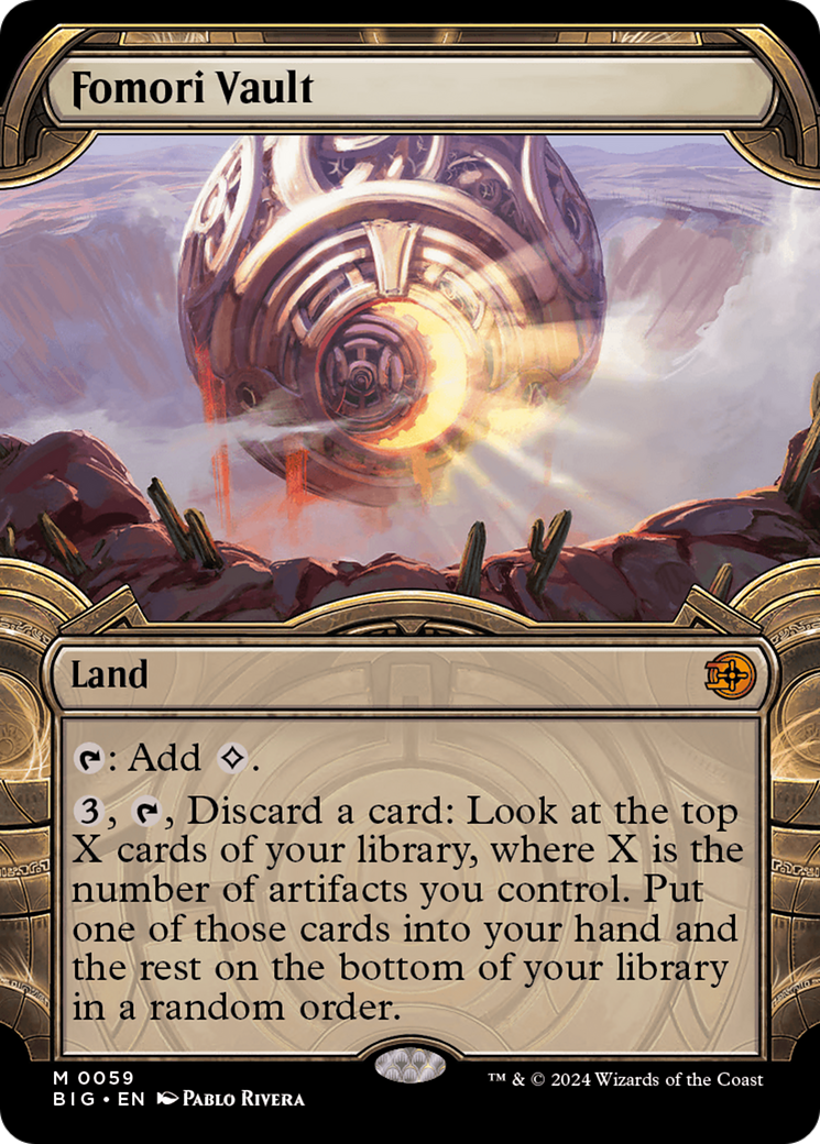 Fomori Vault (Showcase) [Outlaws of Thunder Junction: The Big Score] –  Singles TCG Remi Card Trader
