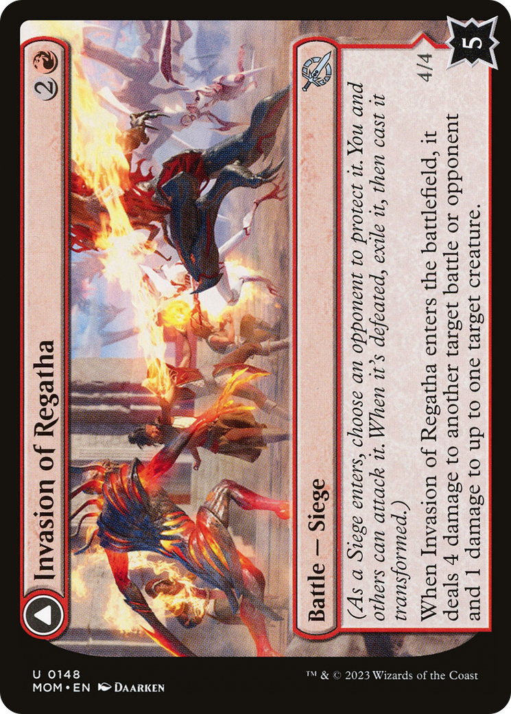 Invasion of Regatha // Disciples of the Inferno [March of the Machine]