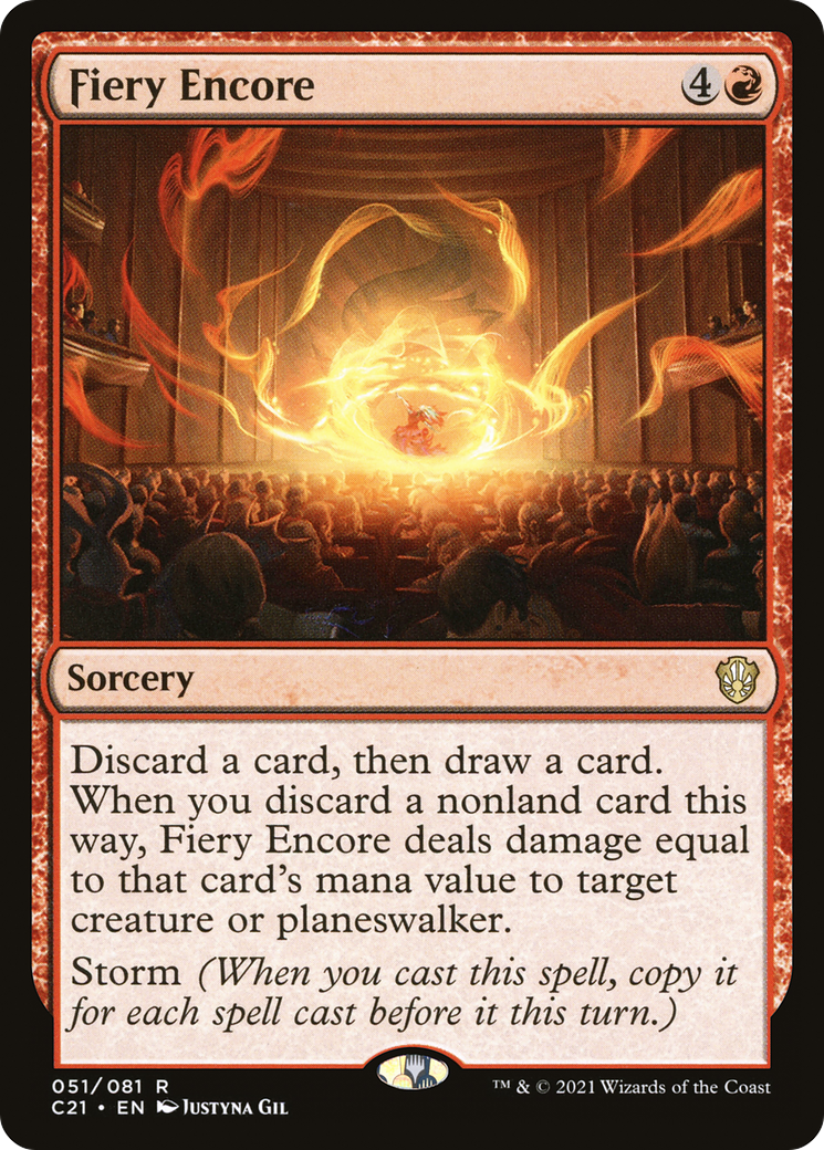 Fiery Encore [Commander 2021]
