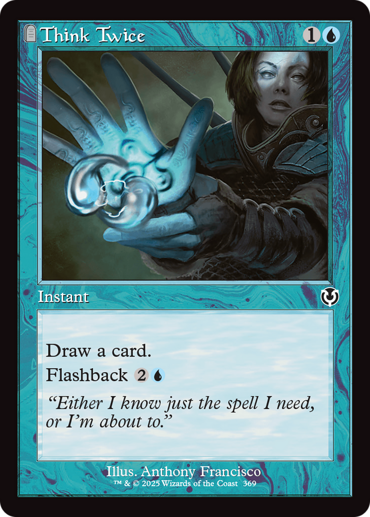 Think Twice (Retro Frame) (-369) - Innistrad Remastered Foil
