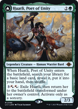 Huatli, Poet of Unity // Roar of the Fifth People [The Lost Caverns of Ixalan Prerelease Cards]