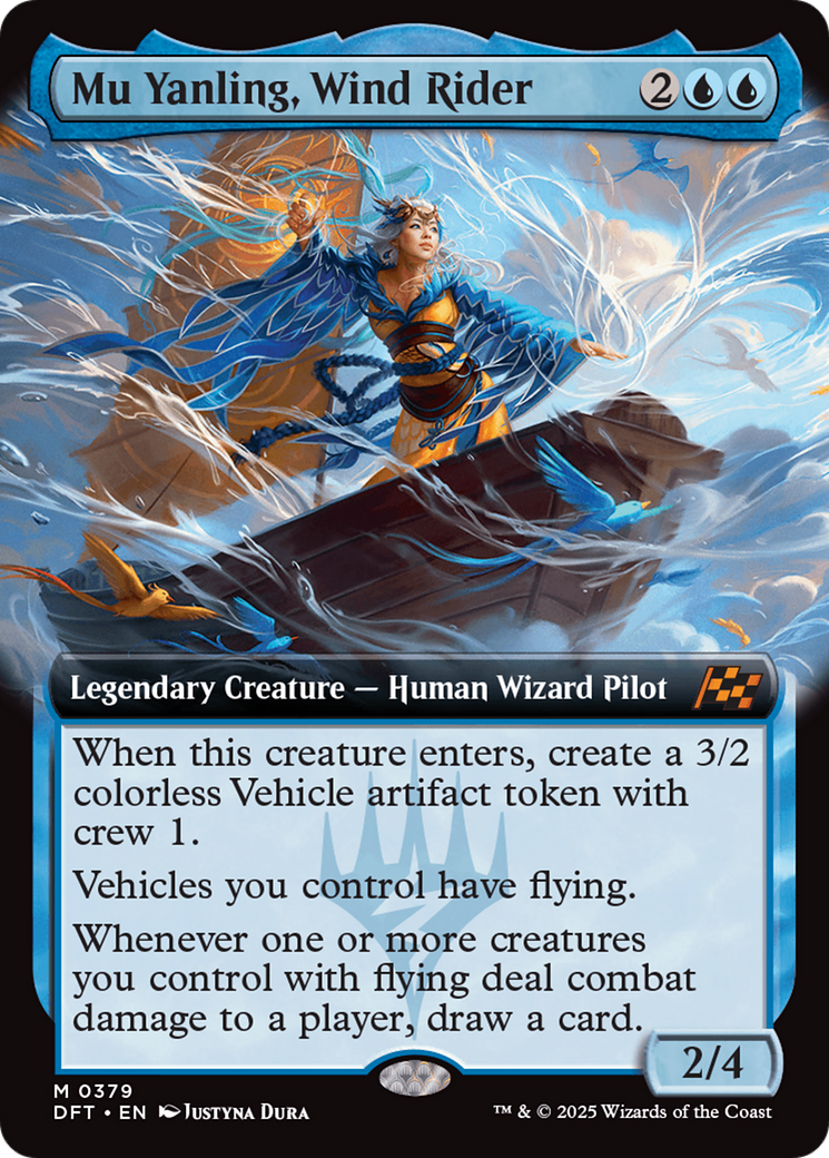 Mu Yanling, Wind Rider (Extended Art) (-379) - Aetherdrift