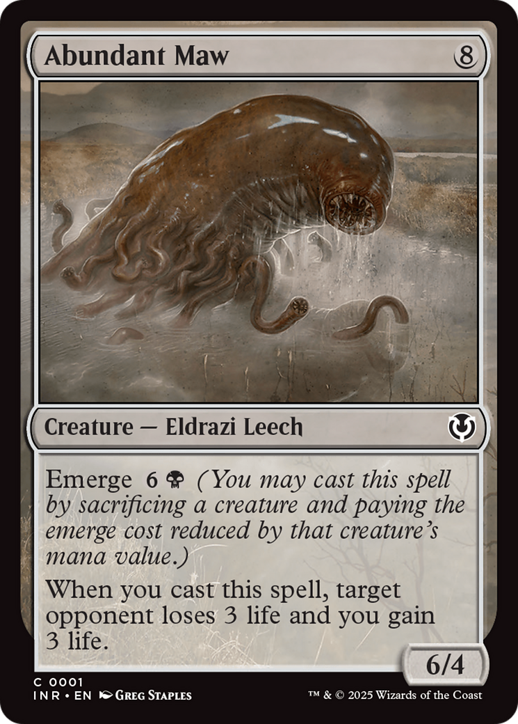 Abundant Maw (-001) - Innistrad Remastered Foil