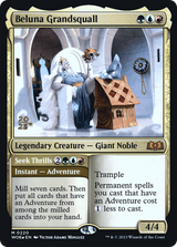 Beluna Grandsquall // Seek Thrills [Wilds of Eldraine Prerelease Promos]