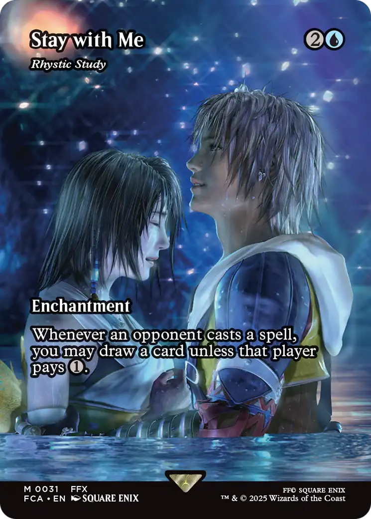 Stay with Me - Rhystic Study (Showcase) (FCA-031) - FINAL FANTASY: Through the Ages Foil