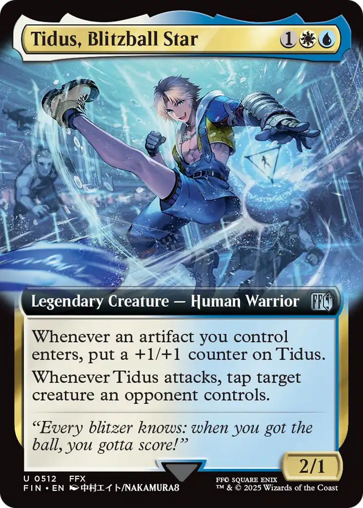 Tidus, Blitzball Star (Extended Art) (FIN-246) - FINAL FANTASY Foil