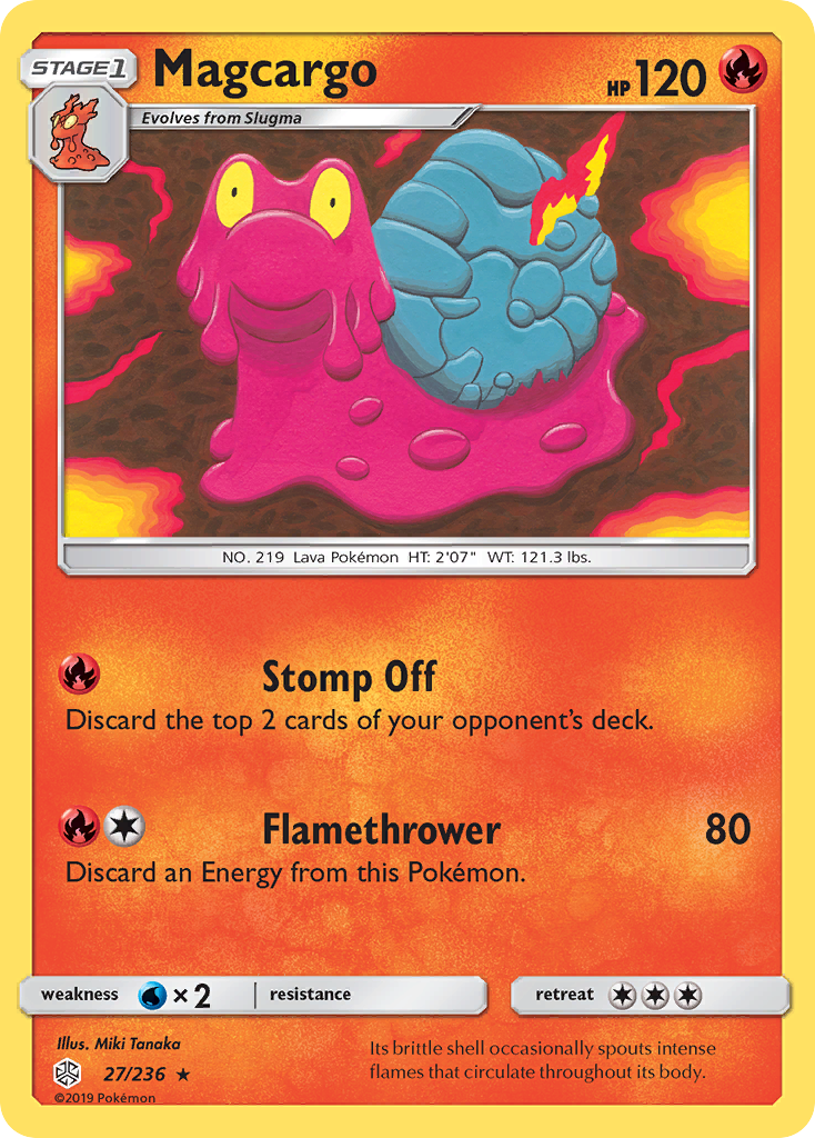 Magcargo (27/236) [Sun & Moon: Cosmic Eclipse]