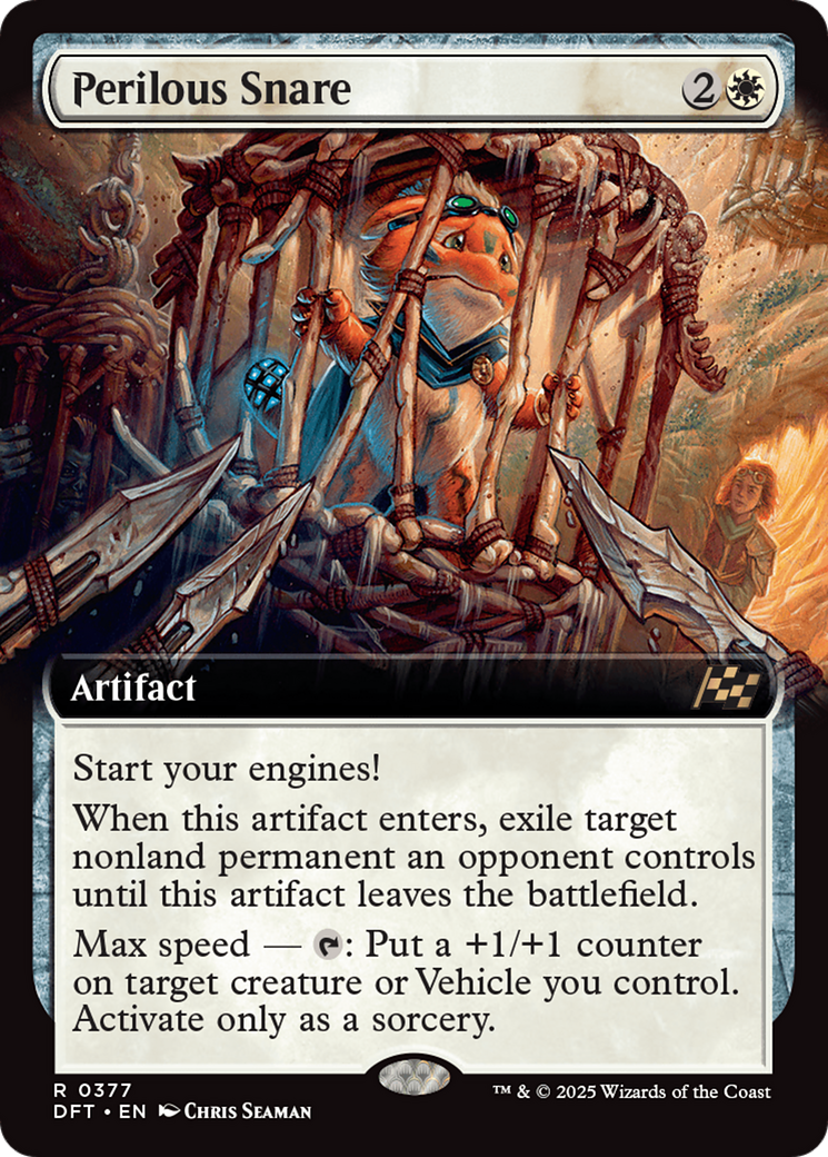 Perilous Snare (Extended Art) (-377) - Aetherdrift