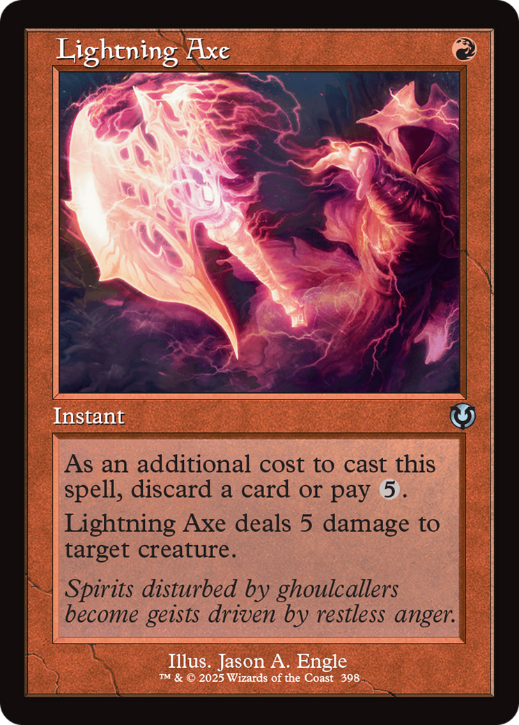 Lightning Axe (Retro Frame) (-398) - Innistrad Remastered