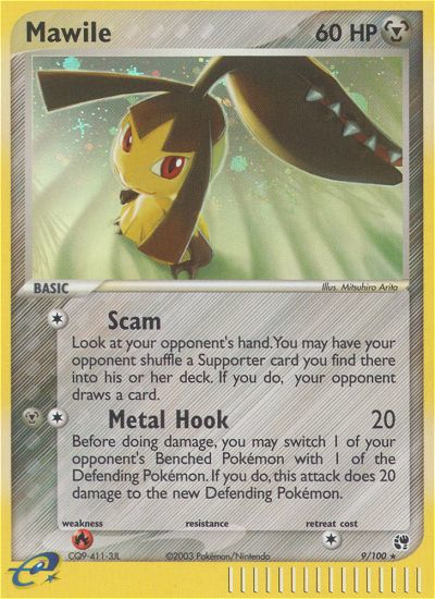 Mawile (9/100) [EX: Sandstorm]