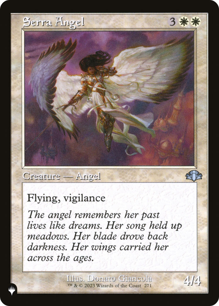 Serra Angel (Retro Frame) (-271) - The List Reprints