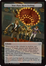 Your Plans Mean Nothing (Full Art) [Duskmourn: Archenemy]