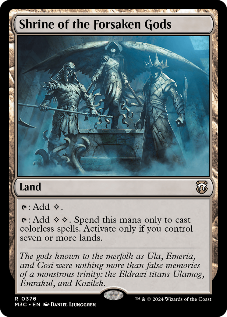 Shrine of the Forsaken Gods [Modern Horizons 3 Commander]