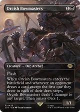 Orcish Bowmasters (Borderless Alternate Art) [The Lord of the Rings: Tales of Middle-Earth]